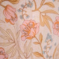 HQ Fashion Syden Dress - Peach Print CLOTHING