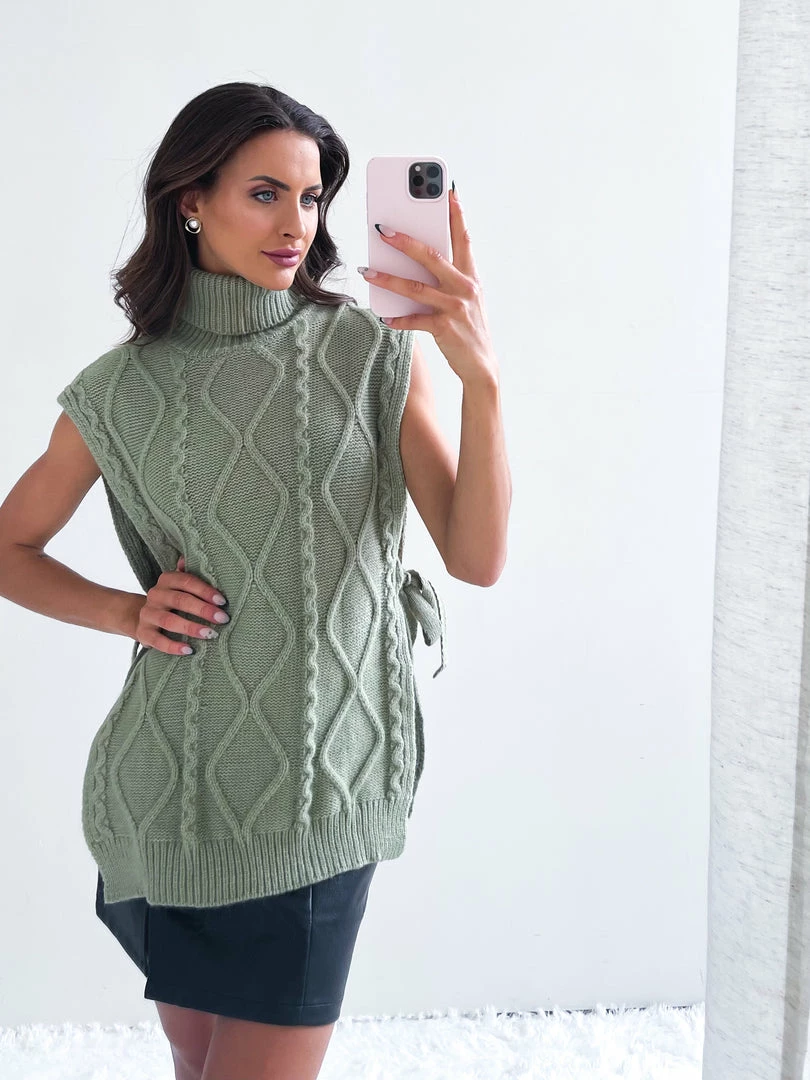 YH & Co (Chloe Yip) Sylvie Knit - Sage 7 YH & Co (Chloe Yip) Sylvie Knit - Sage