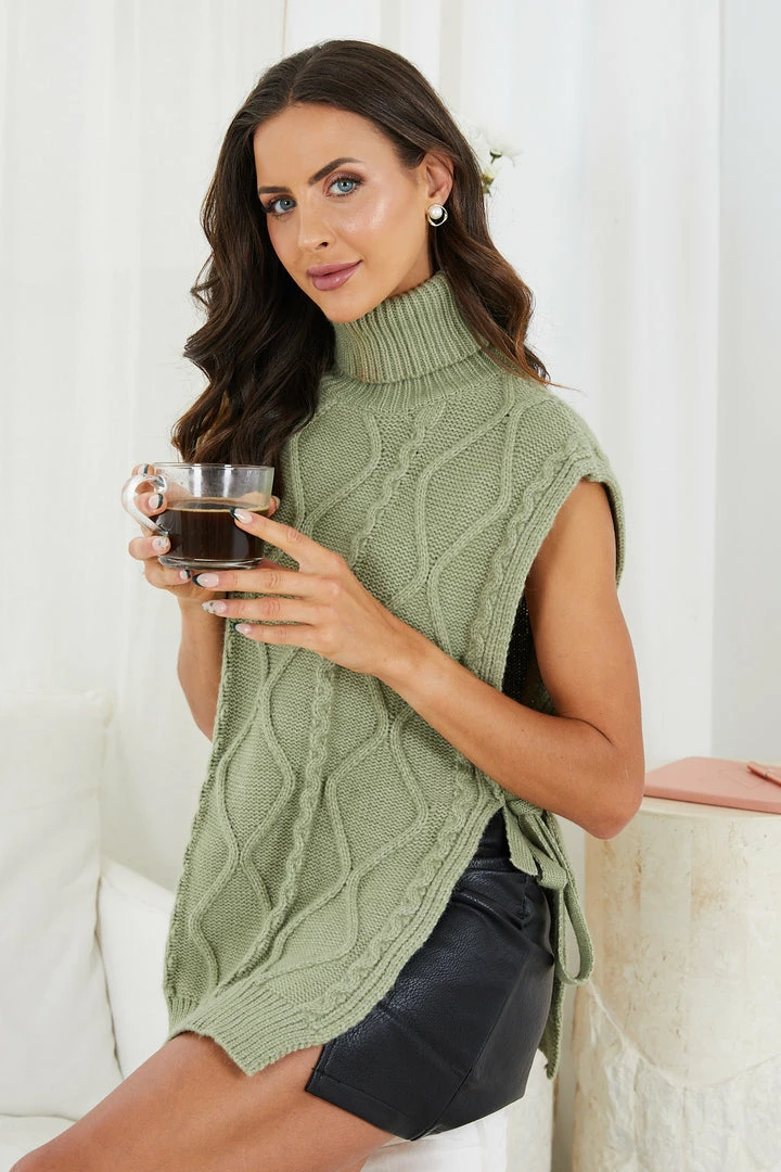 YH & Co (Chloe Yip) Sylvie Knit - Sage 4 YH & Co (Chloe Yip) Sylvie Knit - Sage