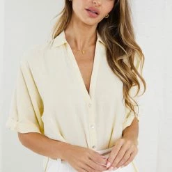 Desire Synna Shirt - Yellow