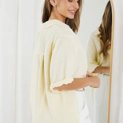 Desire Synna Shirt - Yellow