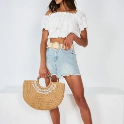 Cesi Fashion CLOTHING Maliah Shorts - Light Denim