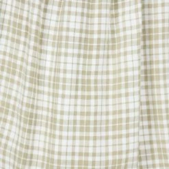 White Closet Peggie Dress - Khaki Print CLOTHING