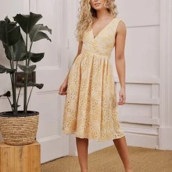 Two Sisters The Label Nora Dress - Yellow CLOTHING