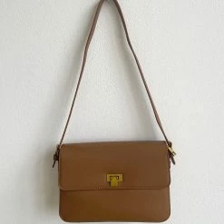 Adorne Ruella Bag - Tan Gold Accessories