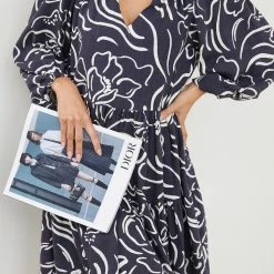 White Closet Tarzana Dress - Ink Print 12 White Closet Tarzana Dress - Ink Print