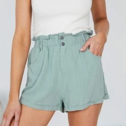 Style Box Tasha Shorts - Sage