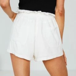 Style Box Tasha Shorts - White CLOTHING