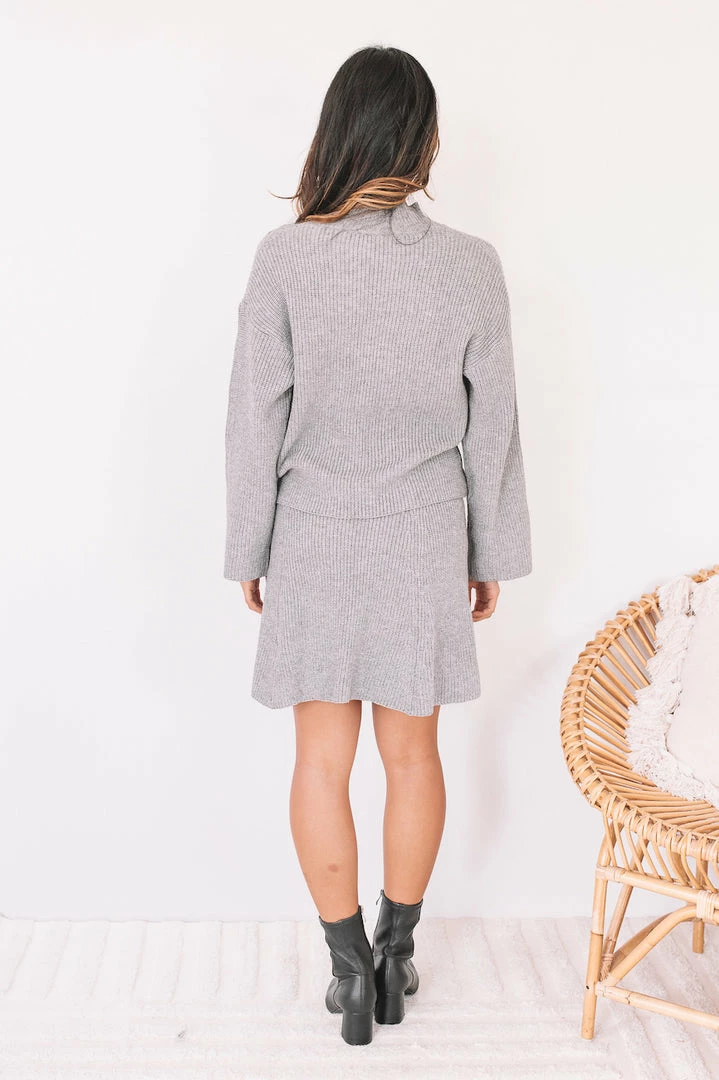 HQ Fashion CLOTHING Tatiana Skirt - Grey 4 HQ Fashion CLOTHING Tatiana Skirt - Grey