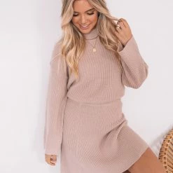 HQ Fashion Tatiana Skirt - Mocha CLOTHING