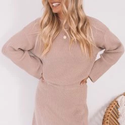 HQ Fashion Tatiana Skirt - Mocha CLOTHING