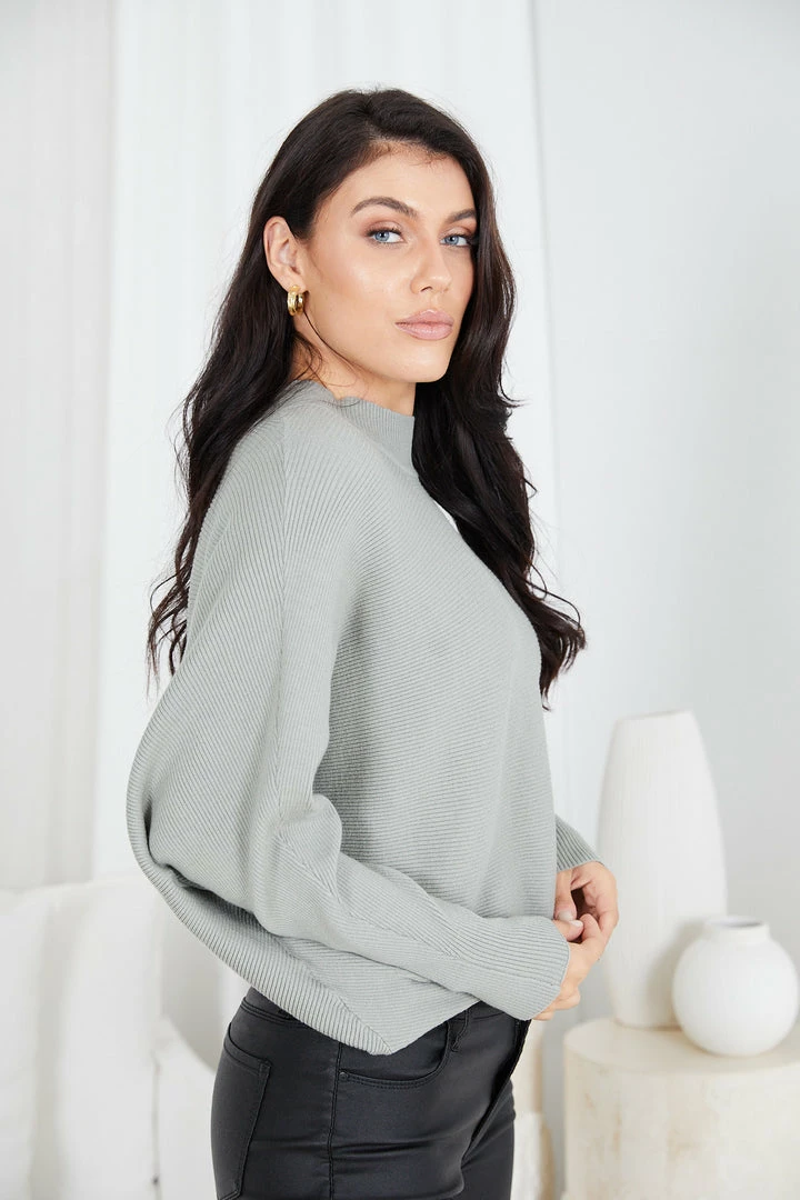 Dream House CLOTHING Tengynna Knit - Khaki 5 Dream House CLOTHING Tengynna Knit - Khaki