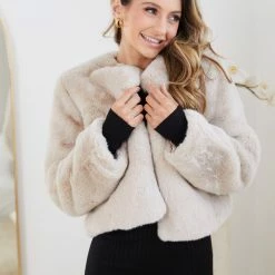 Pink Diamond Terah Jacket - Beige