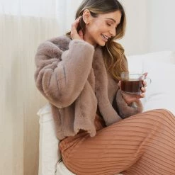 Pink Diamond Terah Jacket - Mocha