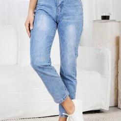 White Closet Terencitta Jeans - Mid Wash CLOTHING