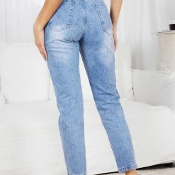 White Closet Terencitta Jeans - Mid Wash CLOTHING