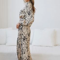 Dream House Tesia Dress - Beige Print 11 Dream House Tesia Dress - Beige Print