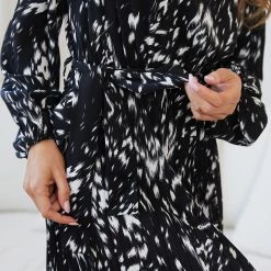 Dream House CLOTHING Tesia Dress - Black Print 15 Dream House CLOTHING Tesia Dress - Black Print