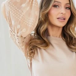 Style Box Tia Top - Beige