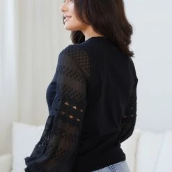 Style Box Tia Top - Black CLOTHING