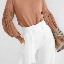 Style Box Tia Top - Camel
