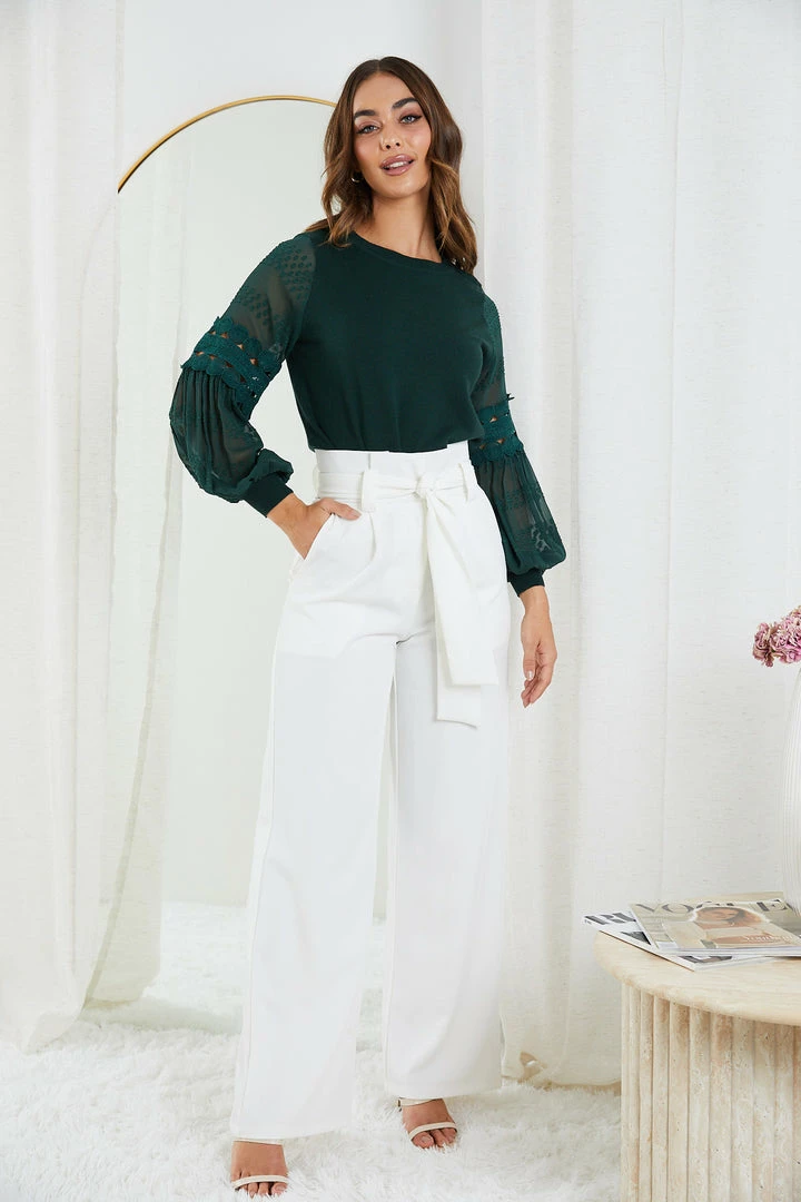 Style Box Tia Top - Forest Green CLOTHING 7 Style Box Tia Top - Forest Green CLOTHING