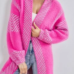 Pink Diamond Tima Cardigan - Pink Print 14 Pink Diamond Tima Cardigan - Pink Print