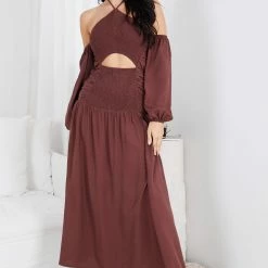 My Girl CLOTHING Timotania Dress - Chocolate