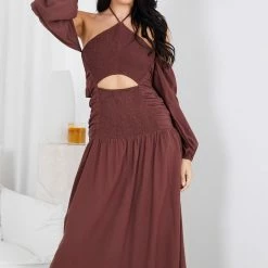 My Girl CLOTHING Timotania Dress - Chocolate