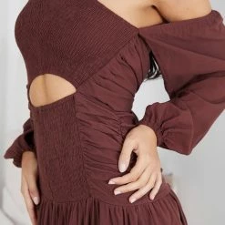 My Girl CLOTHING Timotania Dress - Chocolate