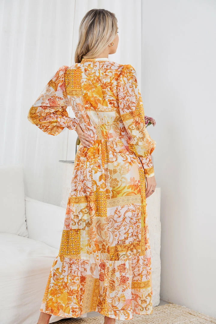 Wild Ginger Tirzanna Dress - Yellow Print CLOTHING 4 Wild Ginger Tirzanna Dress - Yellow Print CLOTHING