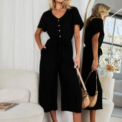 Miracle Fashion Tommy Jumpsuit - Black