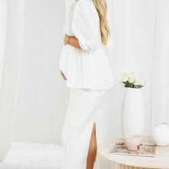 Ebby And I CLOTHING Tonya Top - White