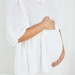 Ebby And I CLOTHING Tonya Top - White