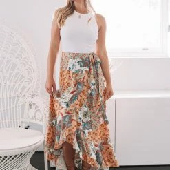 Rock Denim CLOTHING Trusting Skirt - Patch Print