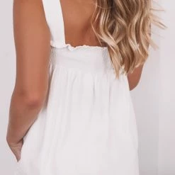 Ebby And I Tempo Top - White