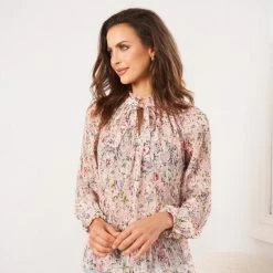 So In Style Viorica Top - Blush Floral