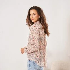 So In Style Viorica Top - Blush Floral