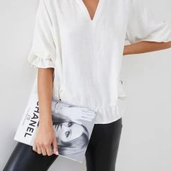 Miracle Fashion Viviette Blouse - White CLOTHING 14 Miracle Fashion Viviette Blouse - White CLOTHING