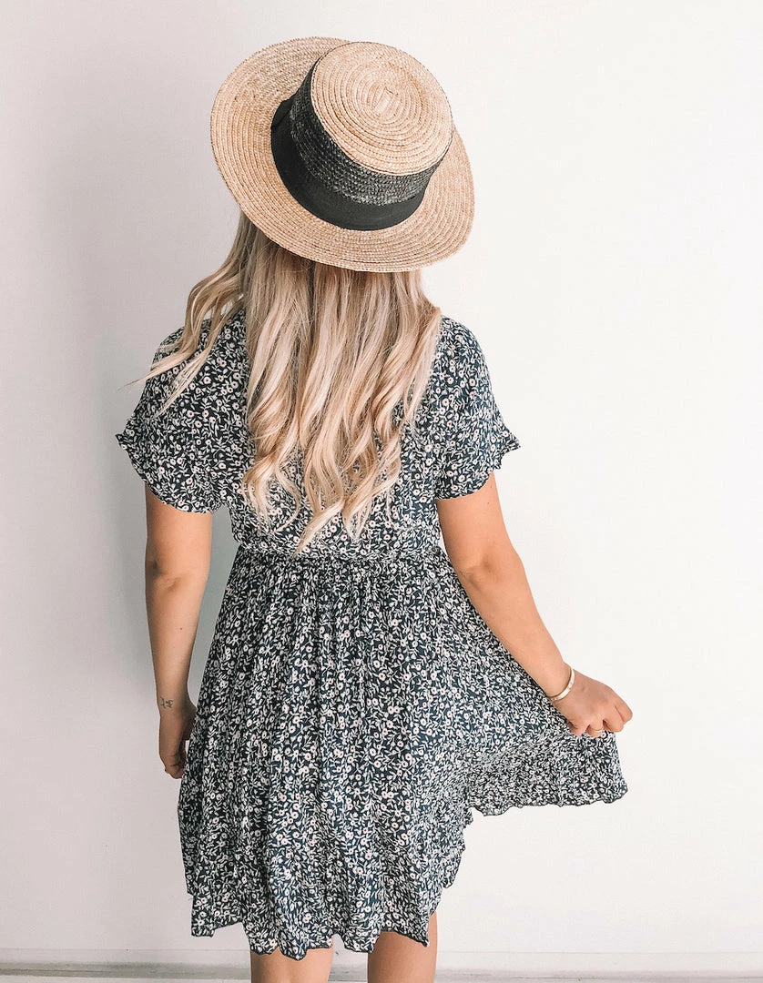 Dream House Effronte Dress - Navy Print 5 Dream House Effronte Dress - Navy Print