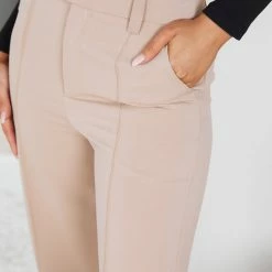 Style State CLOTHING Wyanet Pants - Camel