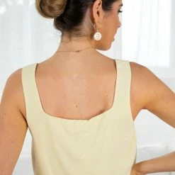 Desire CLOTHING Xiomara Top - Yellow