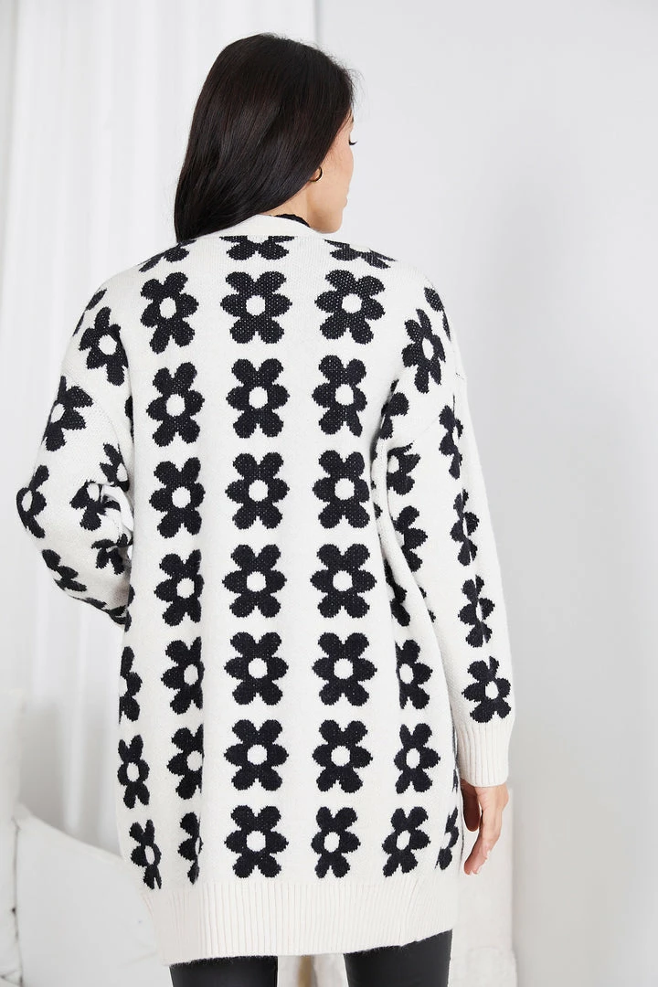 Miracle Fashion CLOTHING Yssabelline Cardigan - Black Floral 5 Miracle Fashion CLOTHING Yssabelline Cardigan - Black Floral