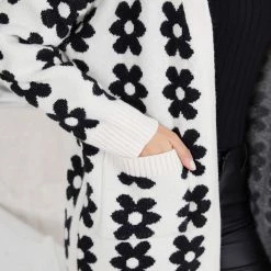 Miracle Fashion CLOTHING Yssabelline Cardigan - Black Floral 15 Miracle Fashion CLOTHING Yssabelline Cardigan - Black Floral