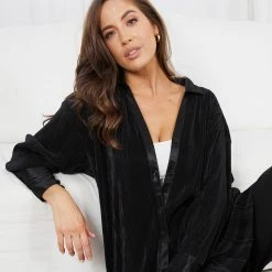 Style Box Yukina Shirt - Black CLOTHING 14 Style Box Yukina Shirt - Black CLOTHING