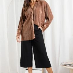 Style Box Yukina Shirt - Mocha 13 Style Box Yukina Shirt - Mocha