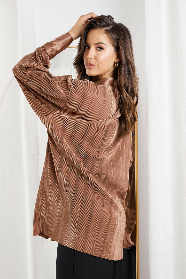 Style Box Yukina Shirt - Mocha 6 Style Box Yukina Shirt - Mocha