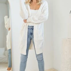 HQ Fashion Yulla Cardigan - Beige