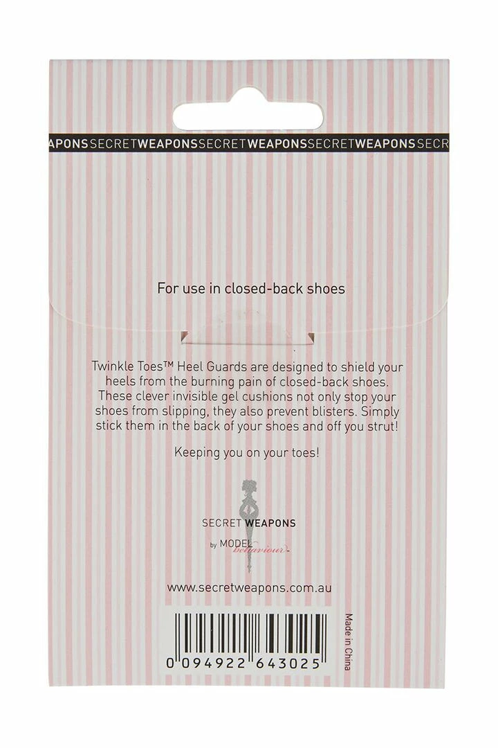 Secret Weapons CLOTHING Heel Guards - Clear 6 Secret Weapons CLOTHING Heel Guards - Clear