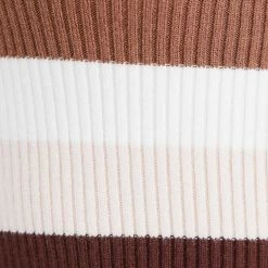 Into Fashion Zae Tube Top - Brown Stripe CLOTHING 15 Into Fashion Zae Tube Top - Brown Stripe CLOTHING